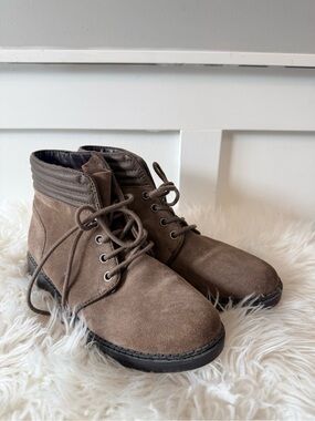 • Circus by Sam Edelman Suede Lace-Up Combat Boots